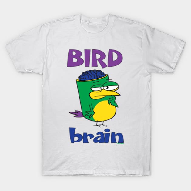 Birdbrain Design for Bird Lovers T-Shirt by ConCept